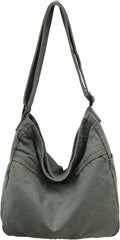 Large green shoulder bag